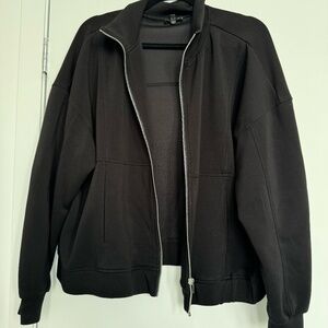 Dynamite Scuba Black Zip-Up Sweatshirt